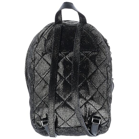 Stella McCartney Black Quilted Faux Leather Falabella Mini Backpack - Picture 2 of 4